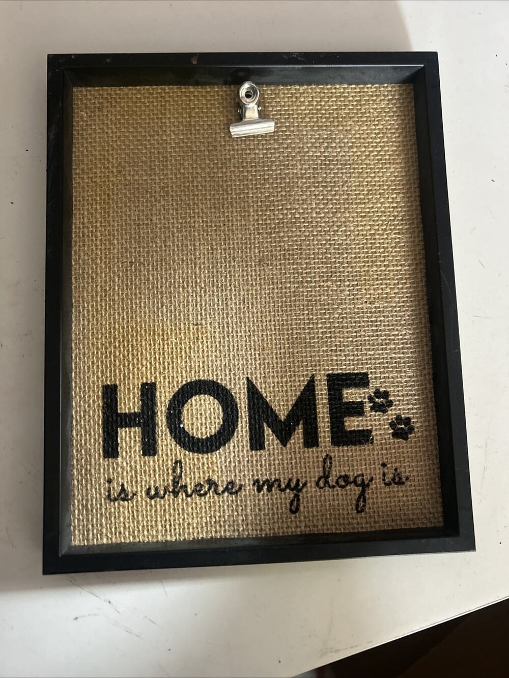 4x6 Photo Frame “Home Is Where My Dog Is” Complete Home Item 175813